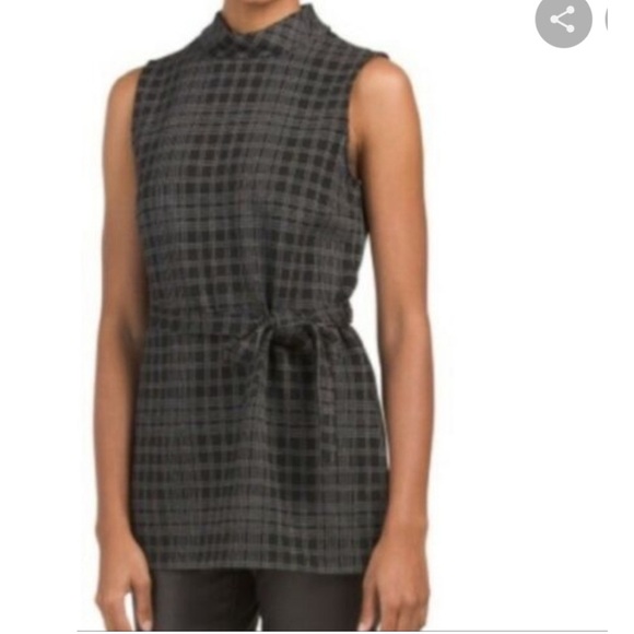 Theory Mochneck Sleeveless Belted Tunic Size M - Picture 4 of 12